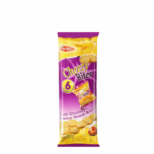 TASTY TREATS CHEZZY BITES  6 PACK FRUIT CHUTNEY 30GR.