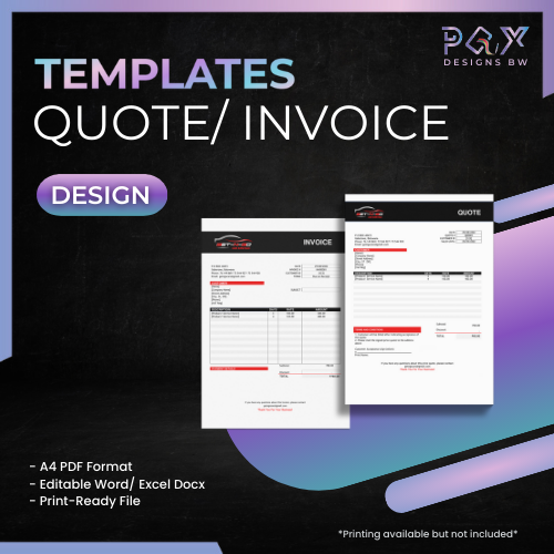 Quote/ Invoice Template 