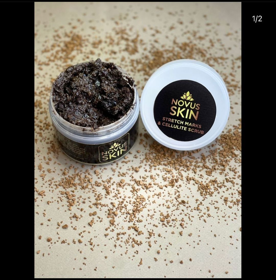 Stretch mark and cellulite scrub