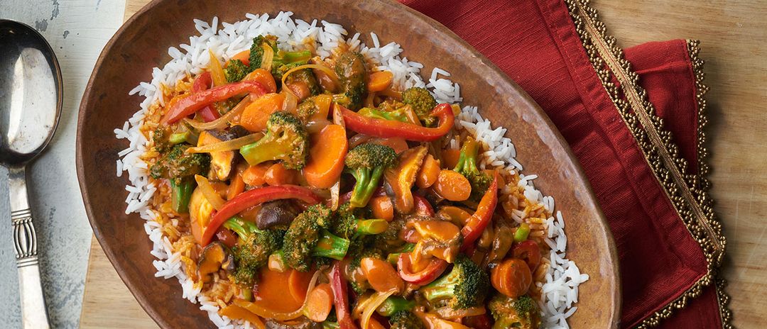 Vegetable Curry & Rice