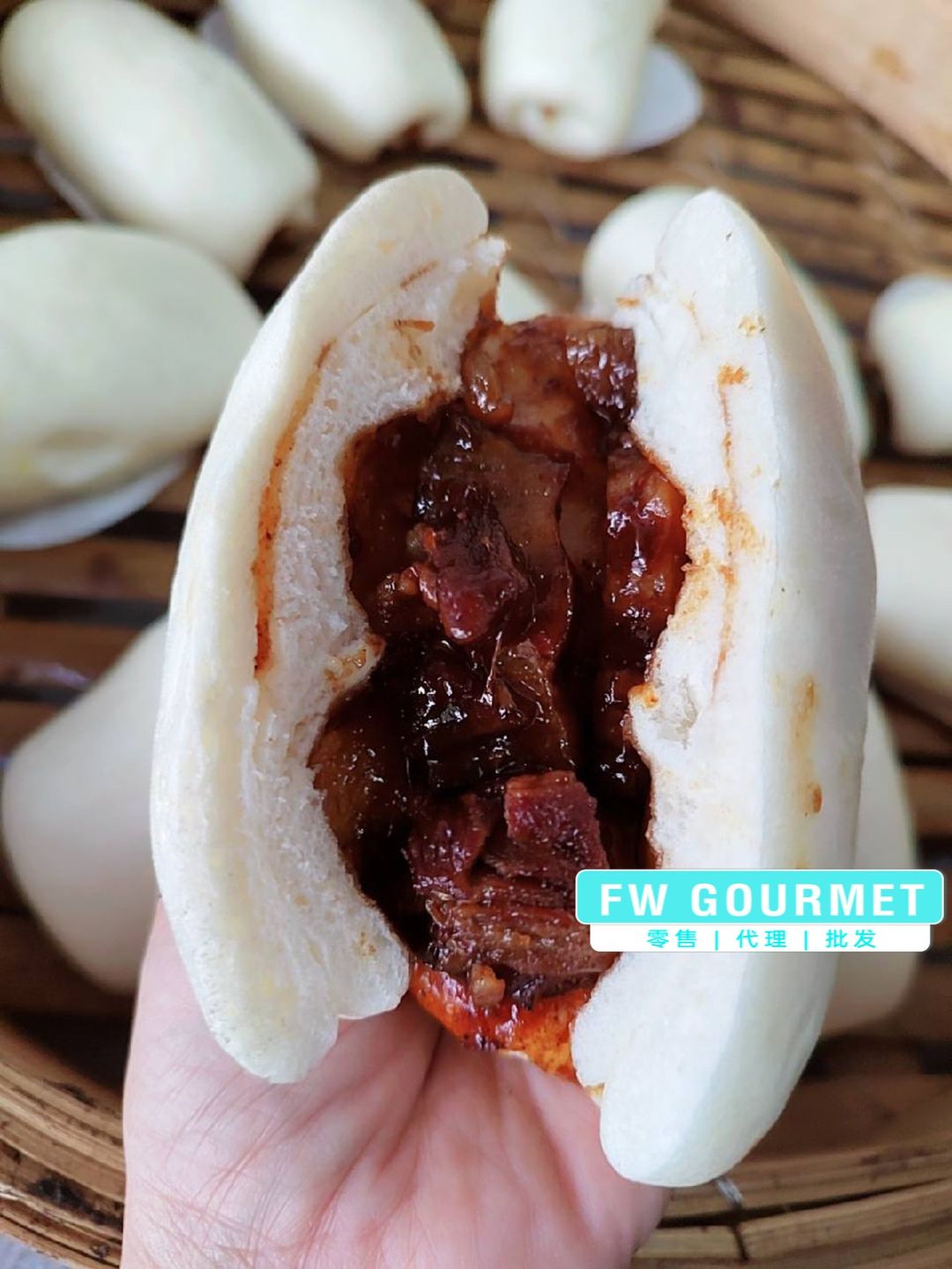Juicy Preserved Bean sauce Pork Belly Bun  爆汁南乳扣肉包