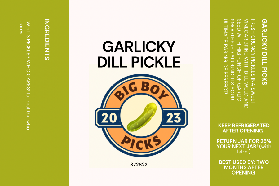 Garlicky Dill Pickles 