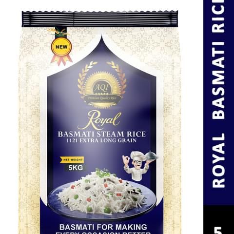 Royal Basmati Steam Rice 1121