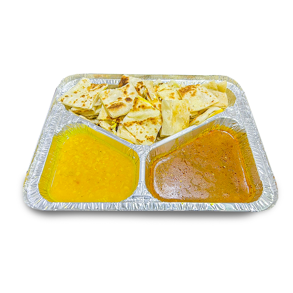 2 Pcs Egg Parata with Plan Gravy