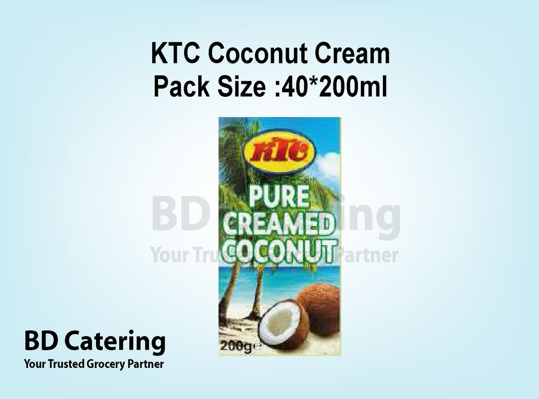 KTC Coconut Cream Pack Size: 40*200ml