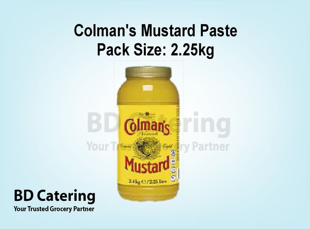 Colman's Mustard Paste Pack Size: 2.25kg