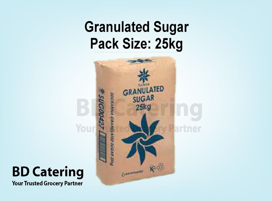 Granulated Sugar Pack Size: 25kg