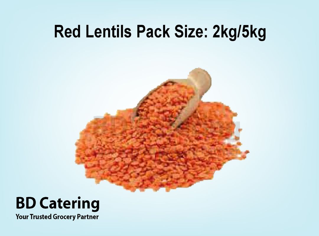 Red Lentils Pack Size: 5kg