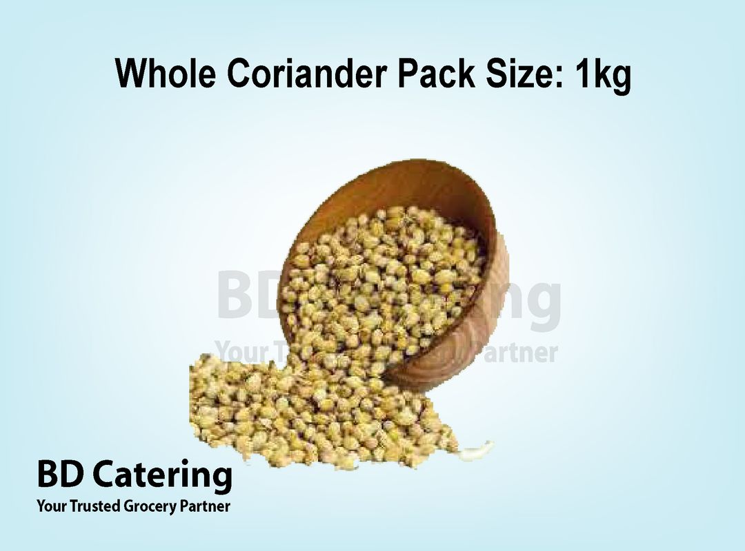 Whole Coriander Pack Size: 3kg