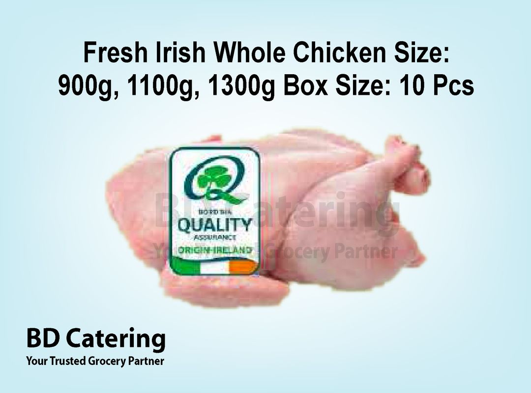 Fresh Irish Whole Chicken* 10 Pcs