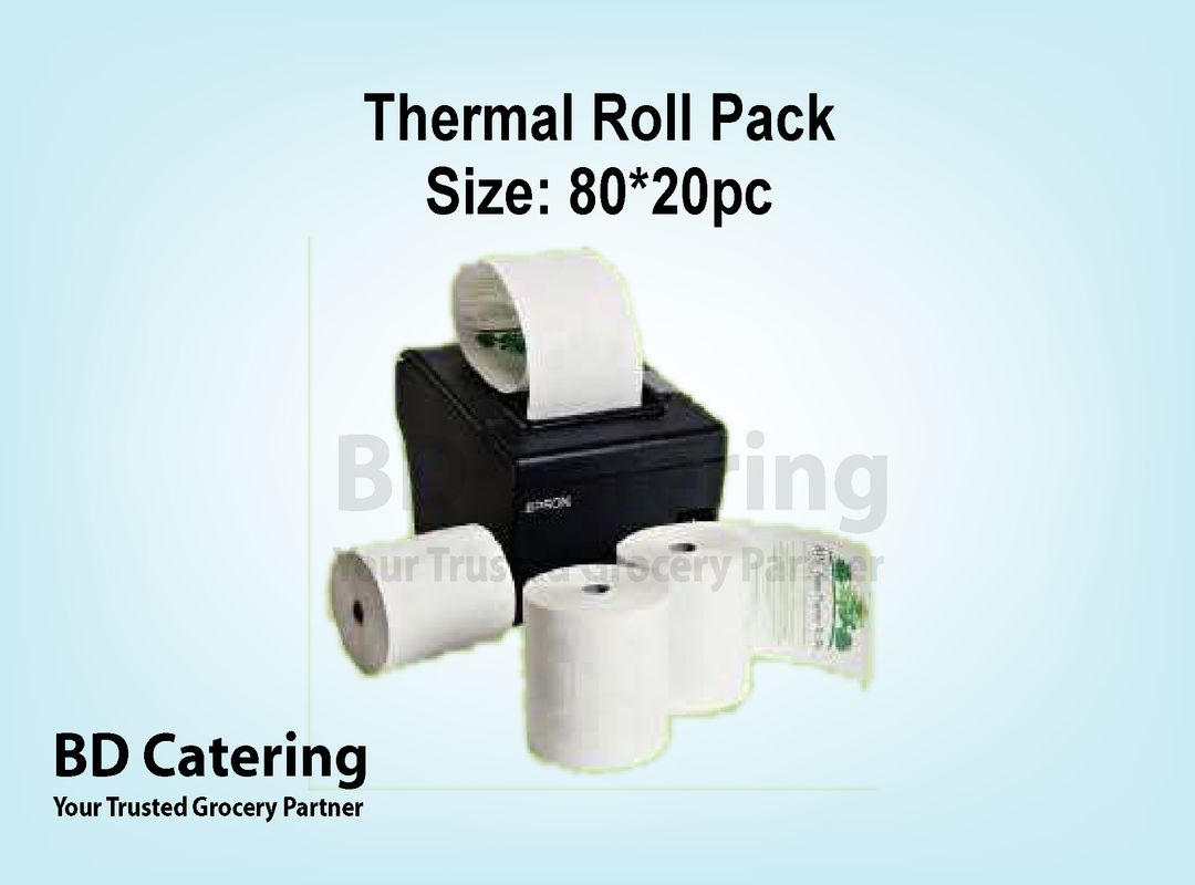 Thermal Roll Pack Size: 80x20pc