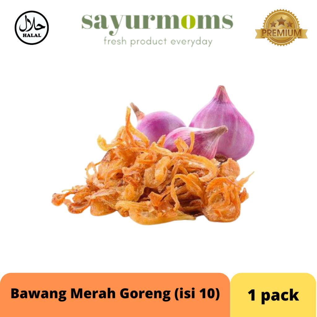 Bawang Merah Goreng (isi 10 pcs) 1 pack