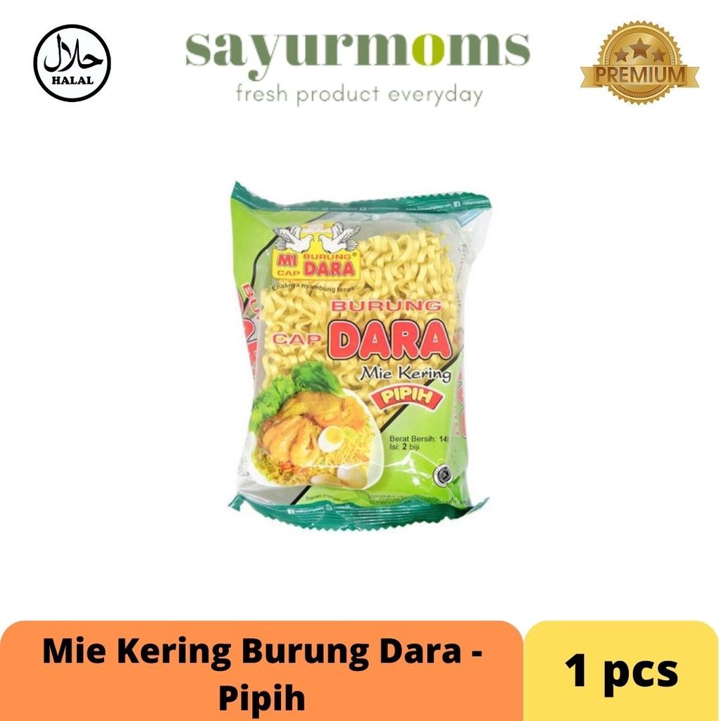 Mie Kering Burung Dara - Hijau