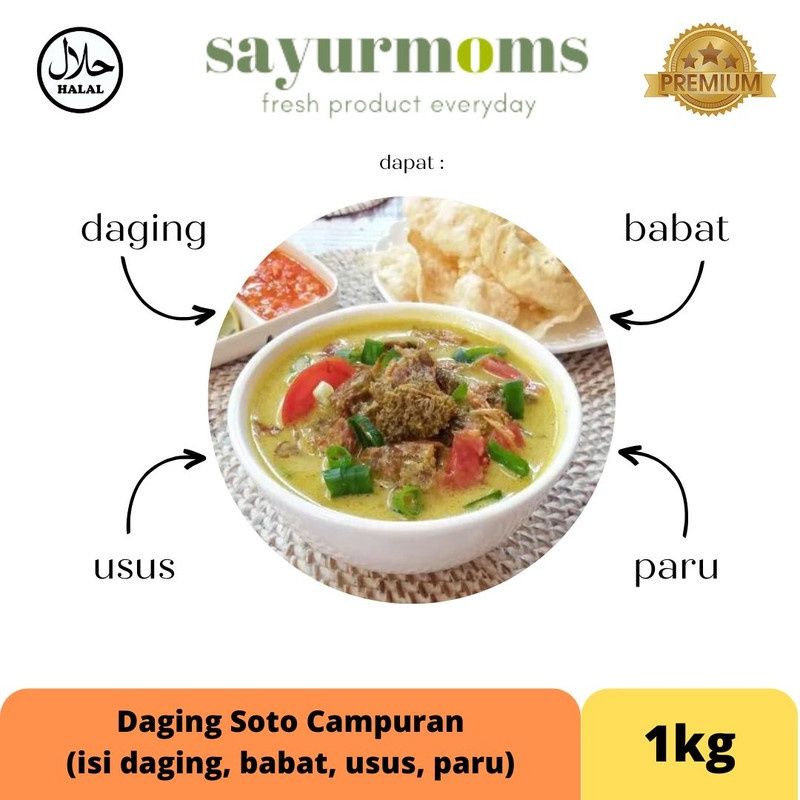 Daging Soto 1kg