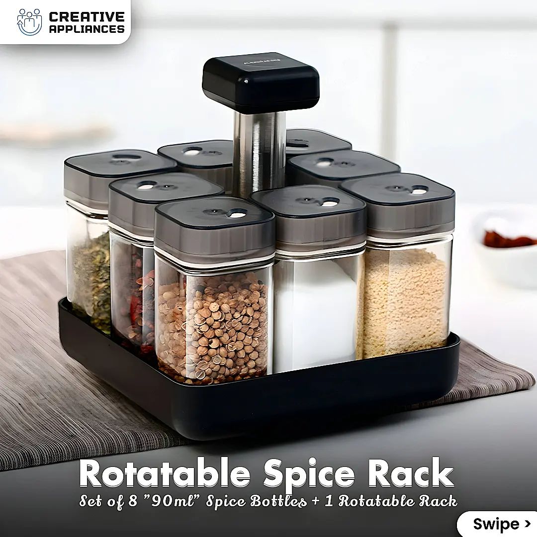 9pcs Seasoning Spice Rack Set✨