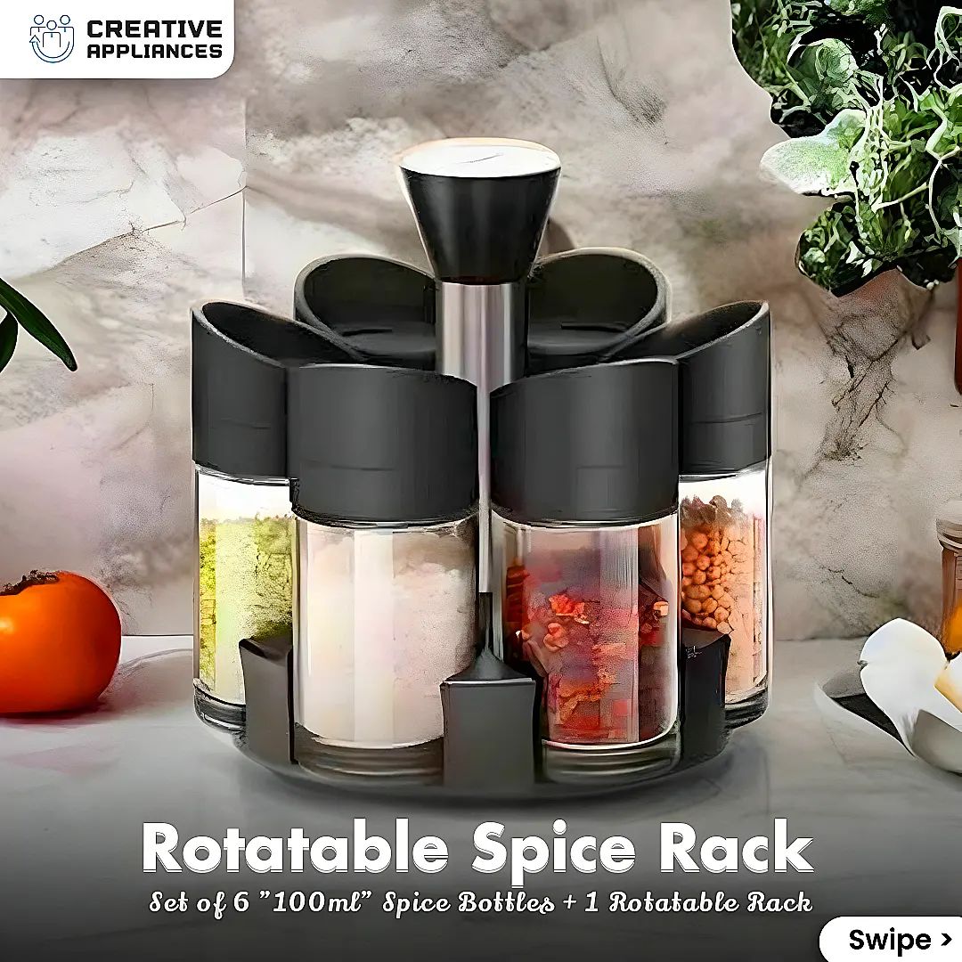 7pcs Seasoning Spice Rack Set✨