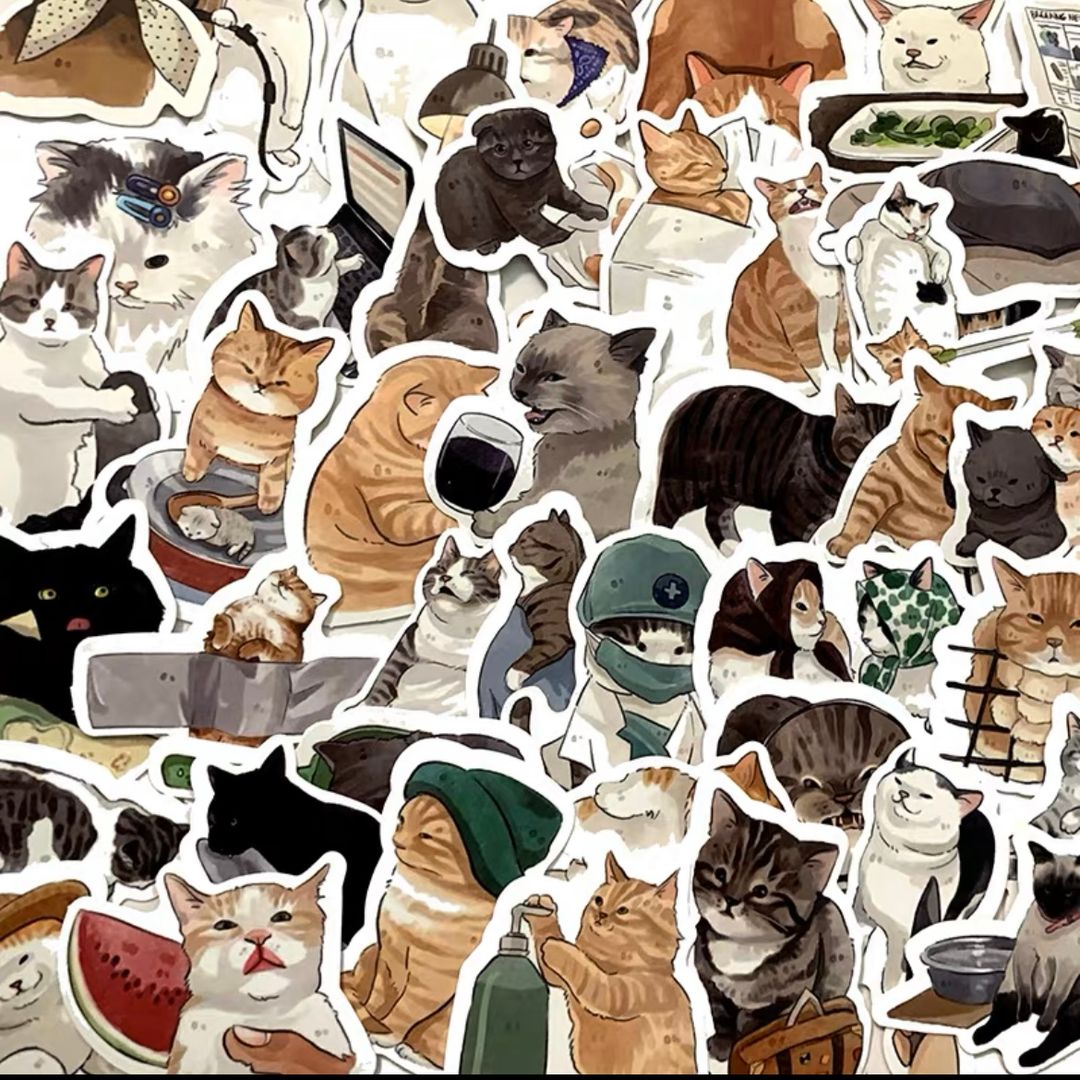 Cute cat stickers