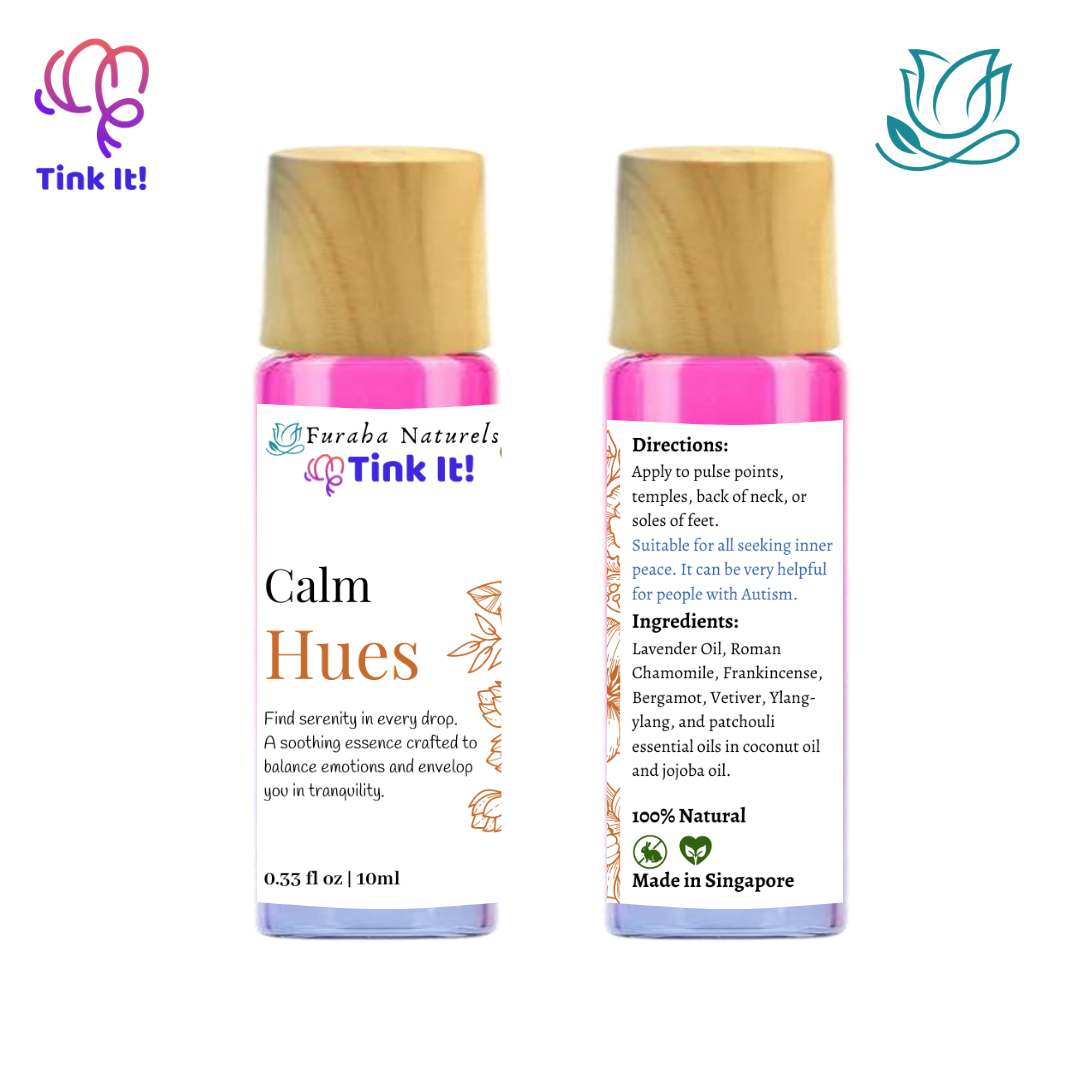 Calm Hues Essential Oil Blend: A Soothing Oasis for Inner Peace