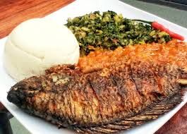 Nshima with Bream Fish