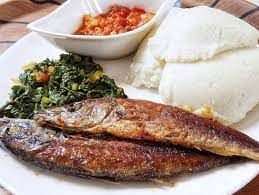 Nshima with Buka Fish