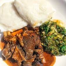 Nshima with Offal's