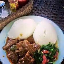 Nshima with Beef