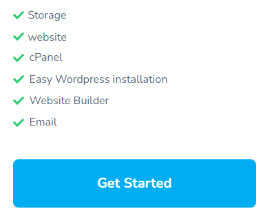 web hosting Starter 1