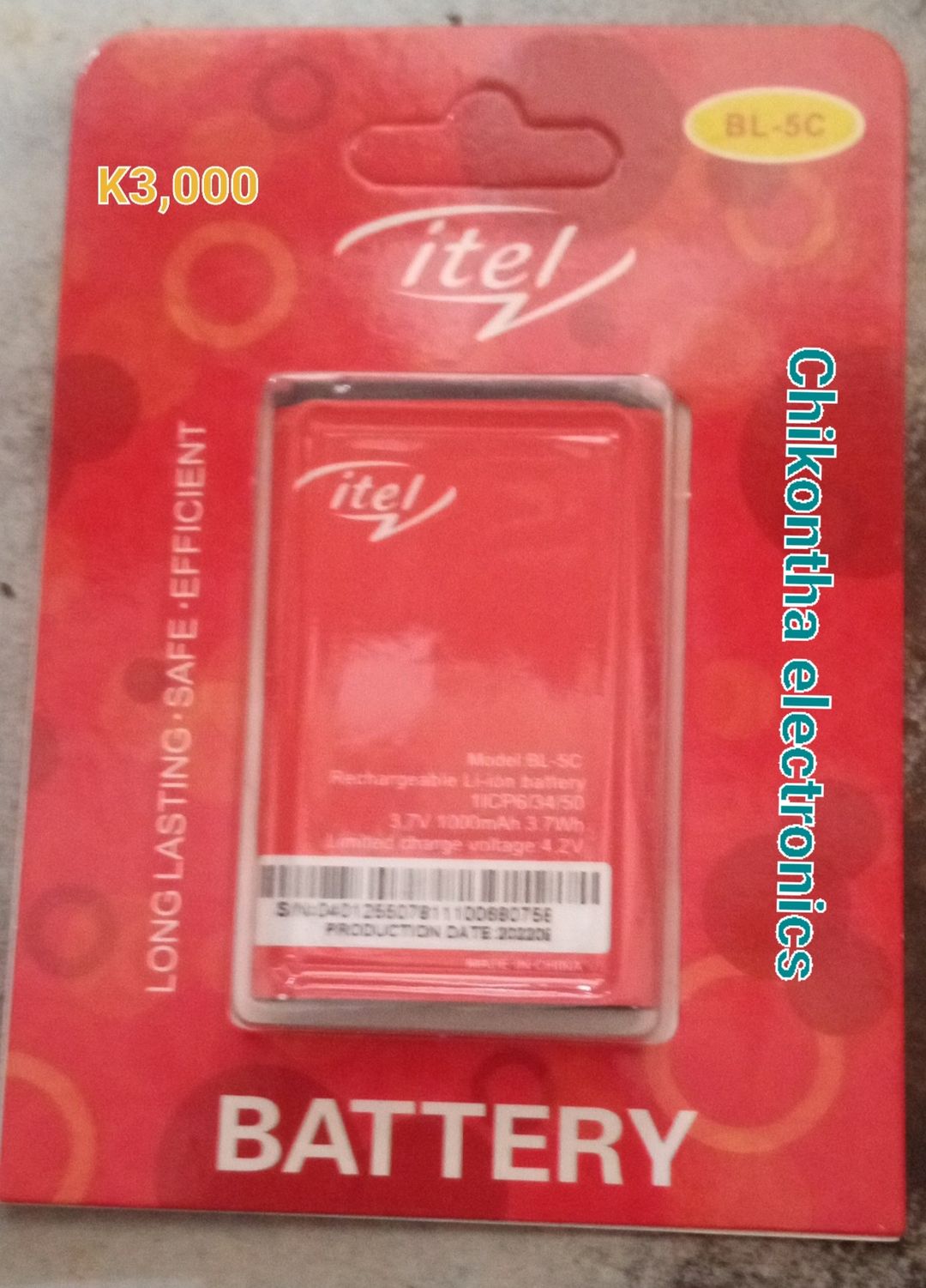 Itel batteries 