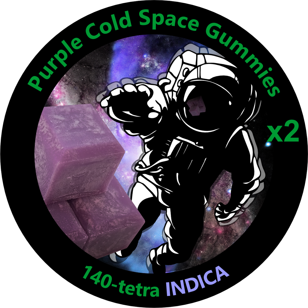 SourGrape Cold Space Gummies x2