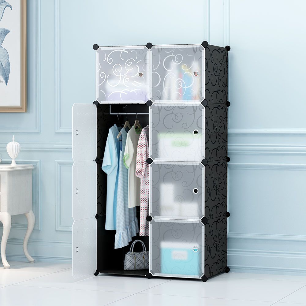 DIY 8 Cubes plastic wardrobe