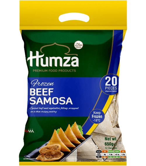 Humza Beef Samosa 20 Pcs*10 Pkt