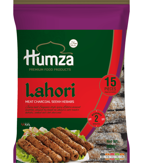 Humza Lahori Meat Kebab 15 Pcs* 8 Pkt