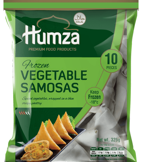 Humza Veg Samosa 50 Pcs* 6 Pkt