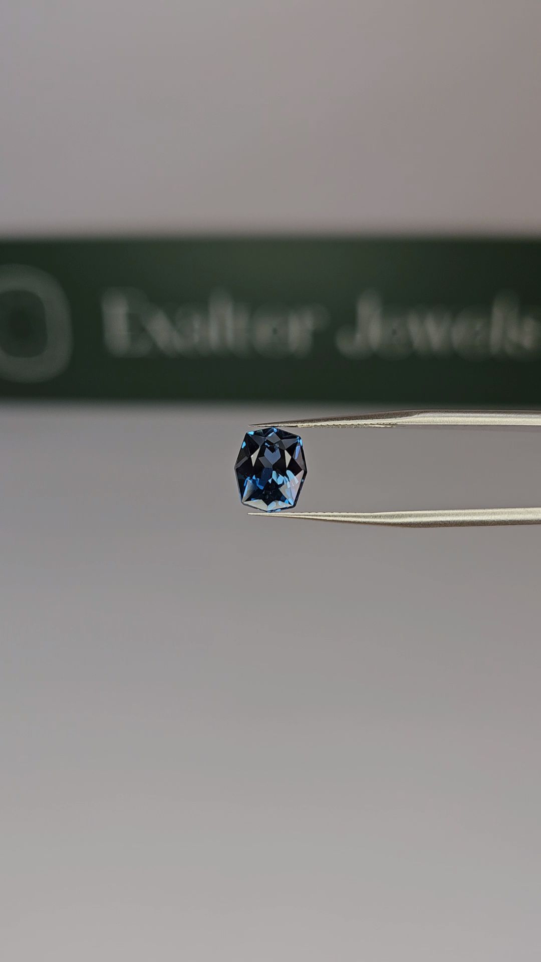 Custom Cut London blue topaz