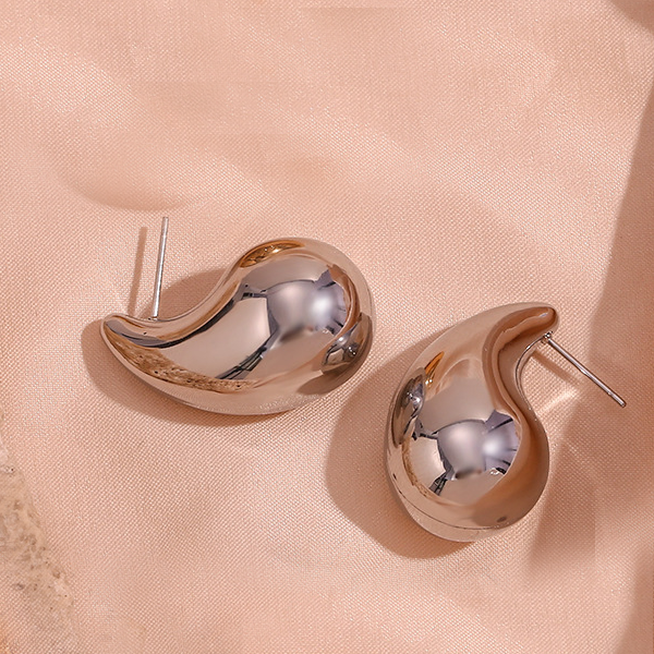 DropStud Stainless Steel Stud Earrings