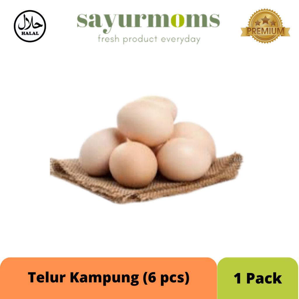 Telur Kampung (6pcs)