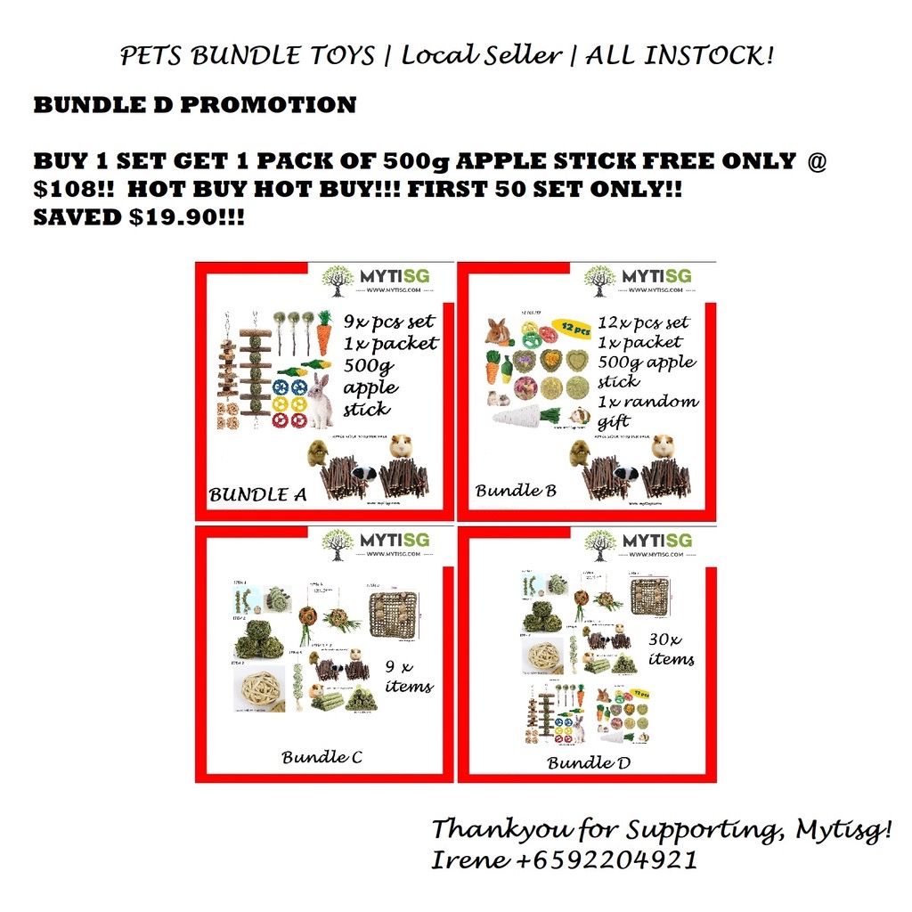 Toy Bundles (For Small Animal)