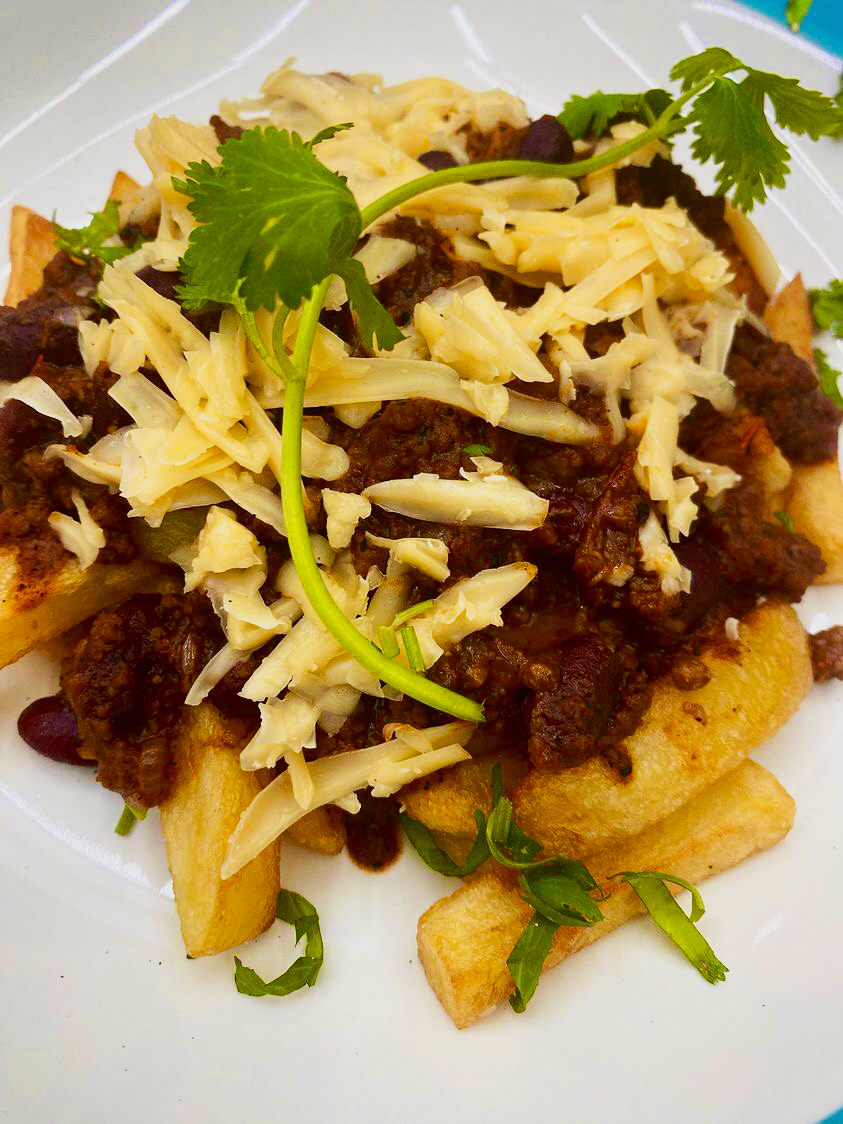 Beef Chilli Cheese Fries 