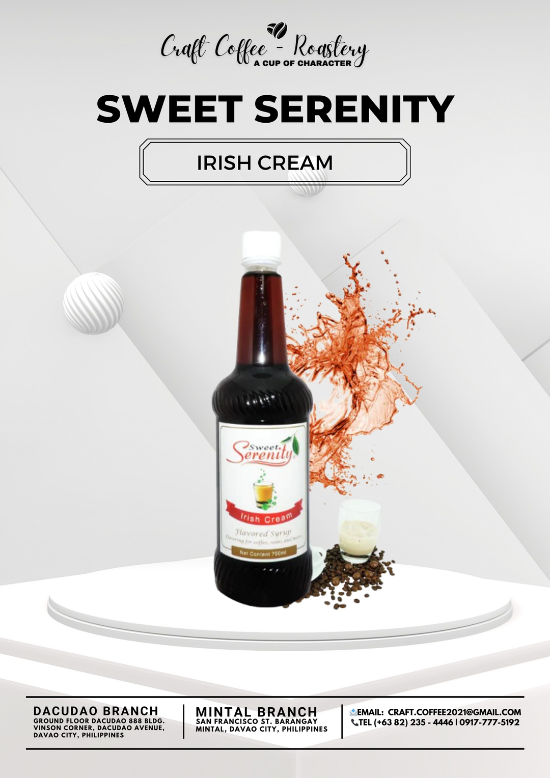 Irish Cream Flavored Syrup