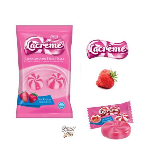 VIDAL STRAWBERRY & CREAM- S. FREE (12 X 80 GR)