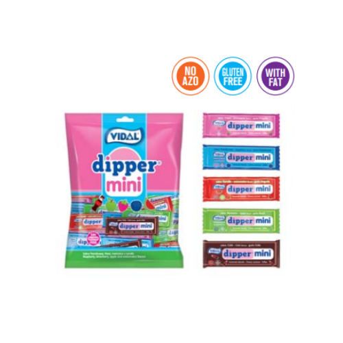 VIDAL DIPPER MINI ASSORTED FLAVOURS (14 X 60 GR)