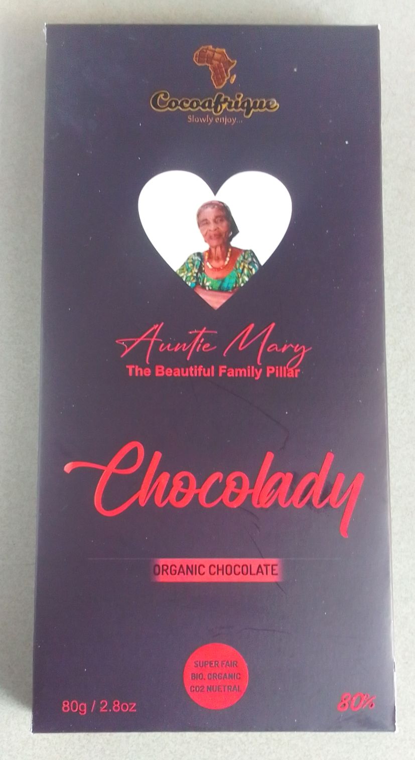 Cocoafrique Chocolady Customized Organic 80% Dark Chocolate