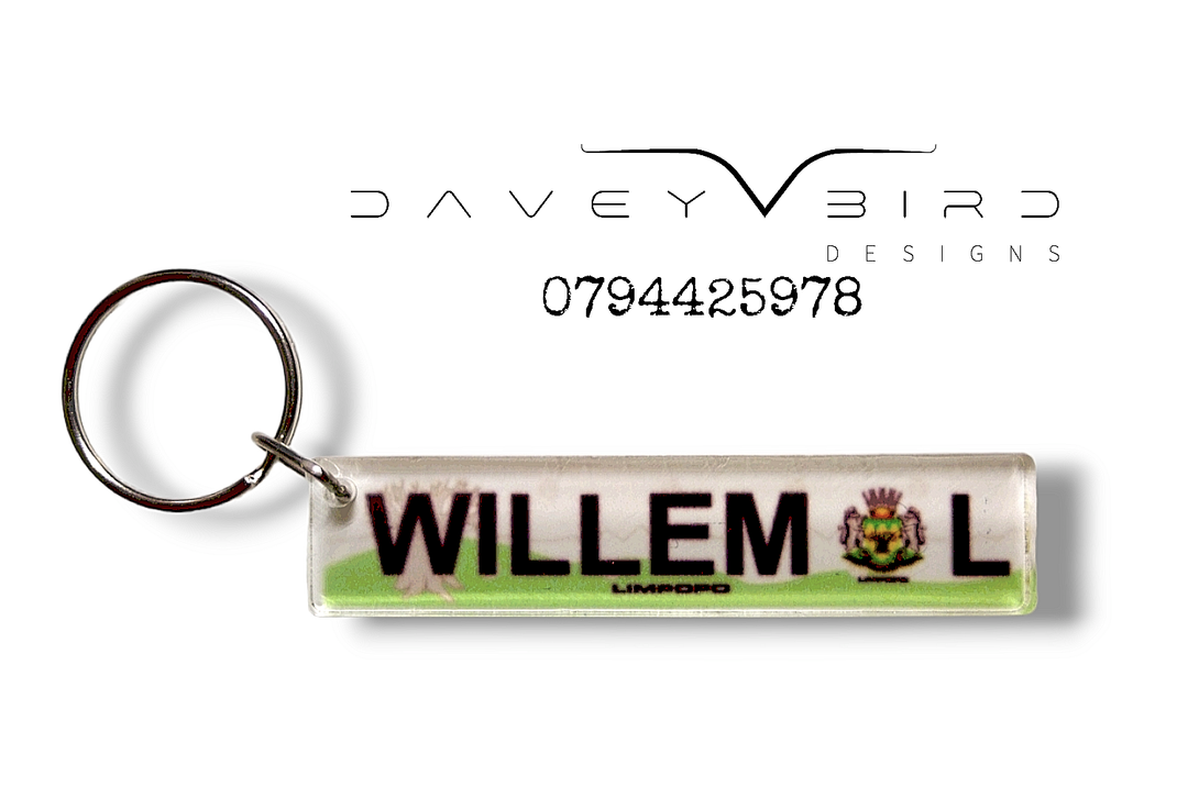 Number plate keyholder