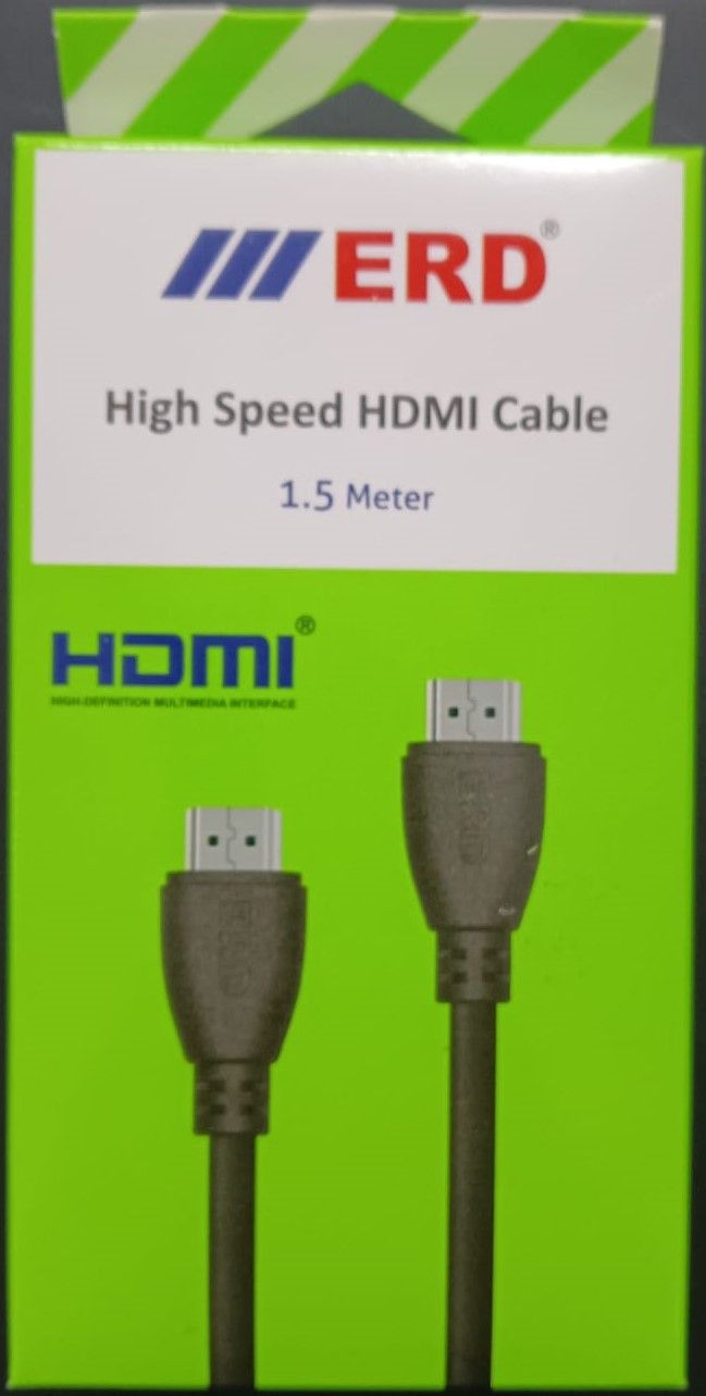 ERD HC-11 (UC124) Black 1.5 Meter HDMI Cable (100% Original With GST Bill)