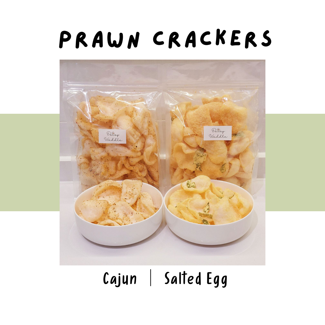 Prawn Crackers │ Cajun │ Salted Egg