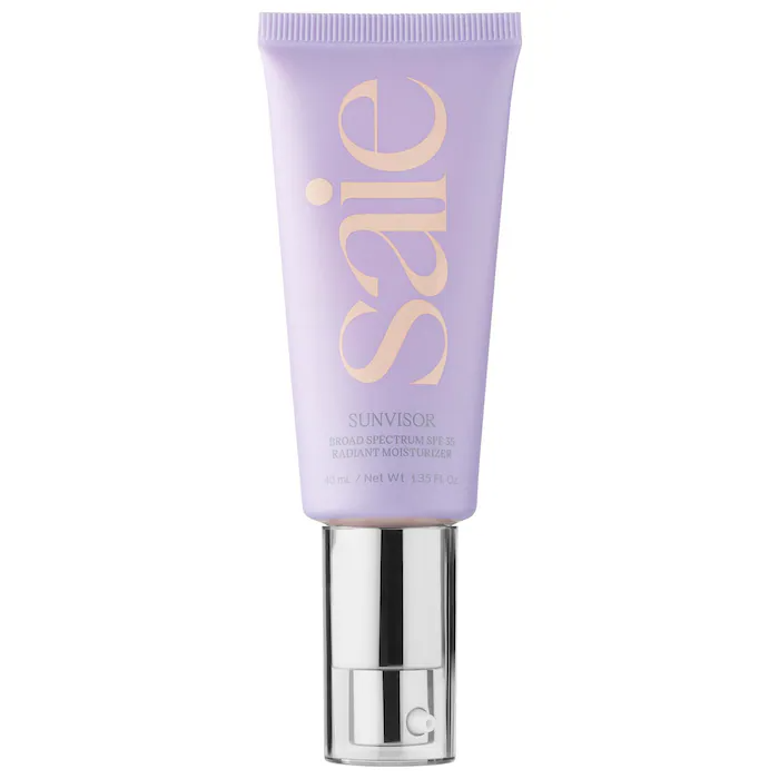 Saie Sunvisor Radiant Moisturizing Face Sunscreen SPF 35