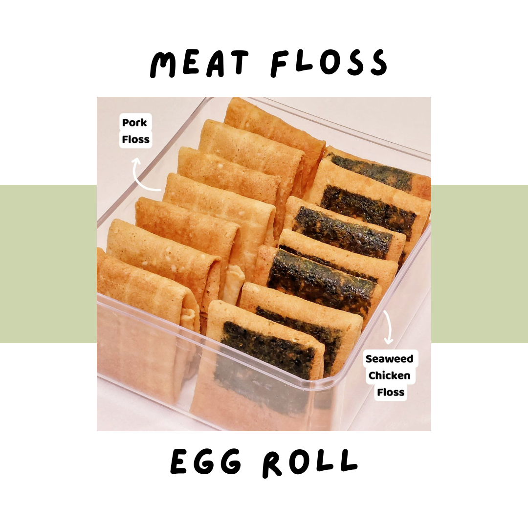 Meat Floss Egg Roll