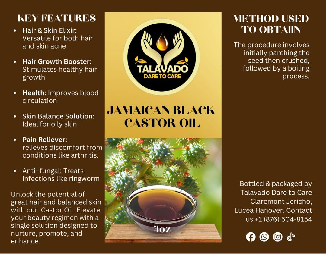 Jamaican black castor oil 