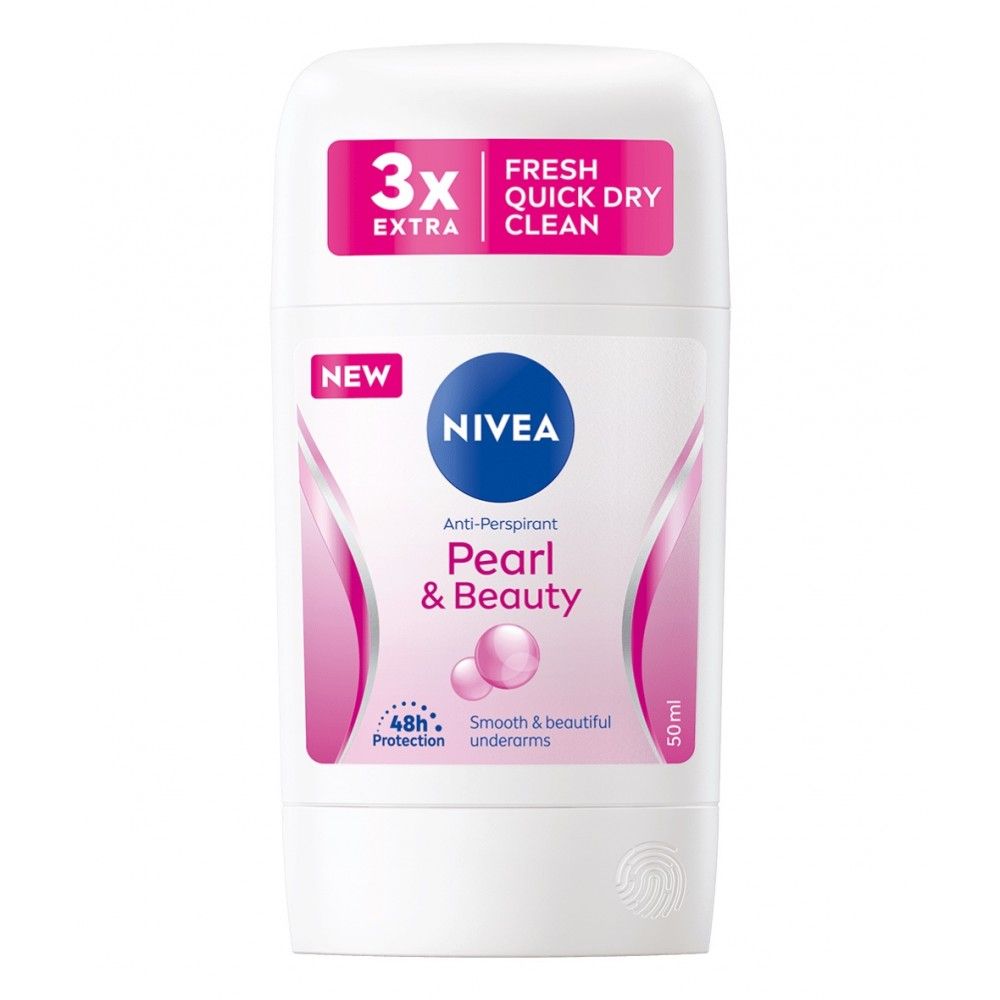  NIVEA dezodorant-antiperspirant tayoq Nivea "Pearl Beauty", 50 ml
