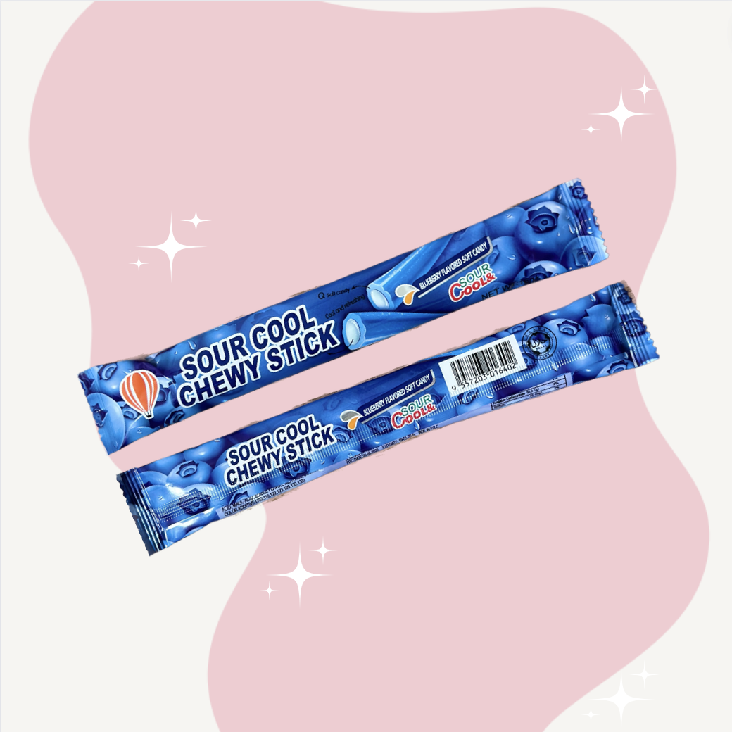 Sour Cool Chewy Stick (Blueberry)